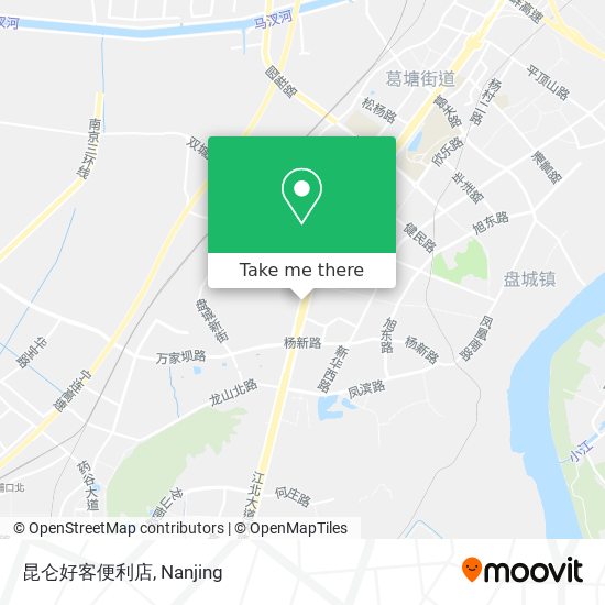 昆仑好客便利店 map