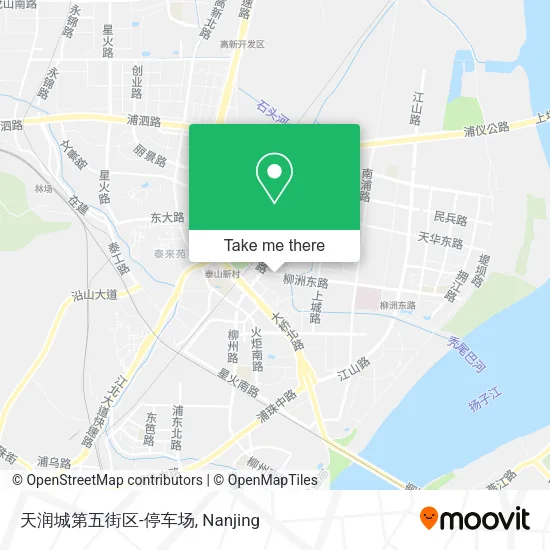 天润城第五街区-停车场 map