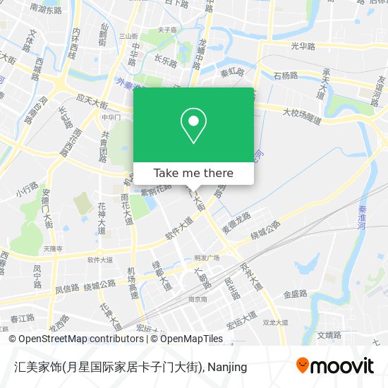 汇美家饰(月星国际家居卡子门大街) map