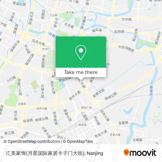 汇美家饰(月星国际家居卡子门大街) map