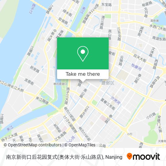 南京新街口后花园复式(奥体大街·乐山路店) map