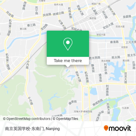 南京英国学校-东南门 map