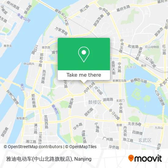 雅迪电动车(中山北路旗舰店) map