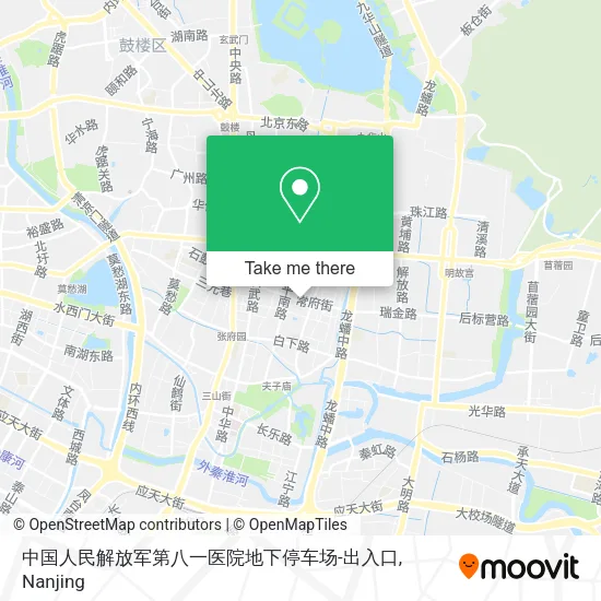 中国人民解放军第八一医院地下停车场-出入口 map