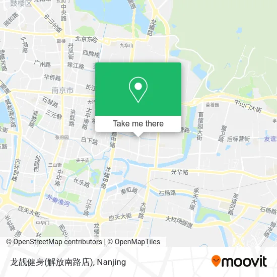 龙靓健身(解放南路店) map
