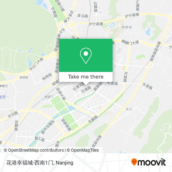 花港幸福城-西南1门 map