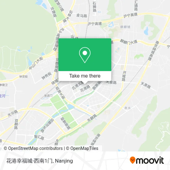 花港幸福城-西南1门 map
