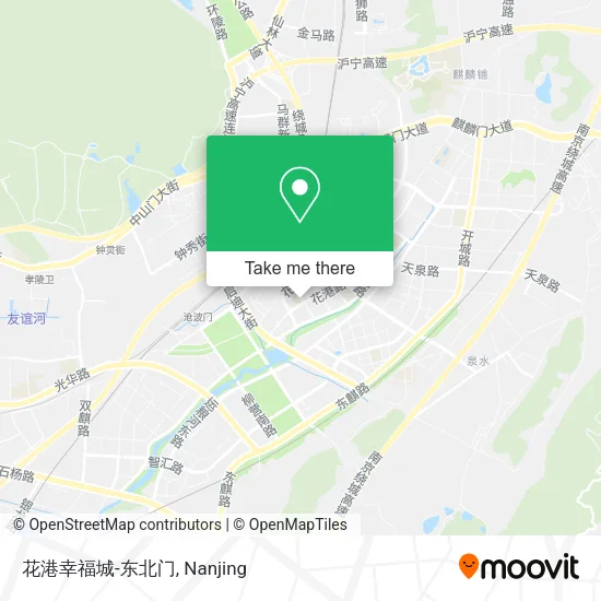 花港幸福城-东北门 map
