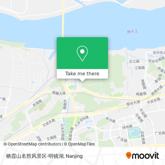 栖霞山名胜风景区-明镜湖 map