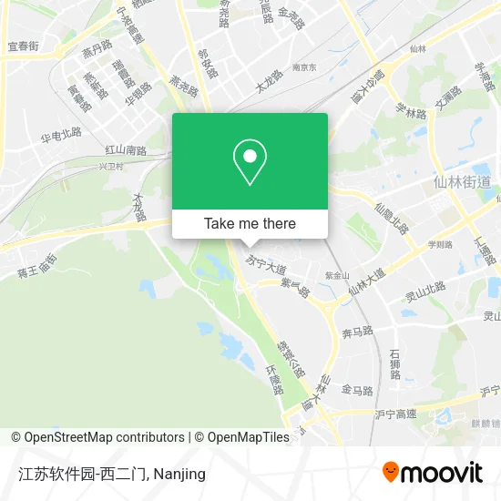 江苏软件园-西二门 map