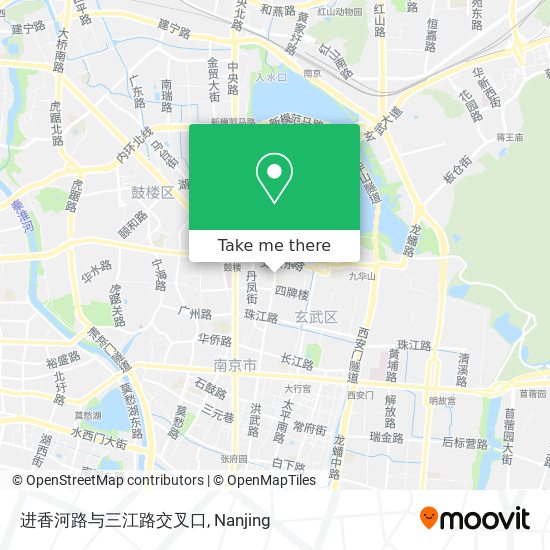 进香河路与三江路交叉口 map
