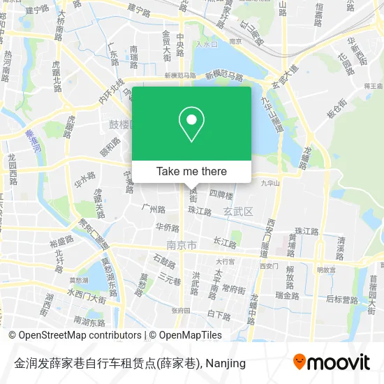 金润发薛家巷自行车租赁点 map