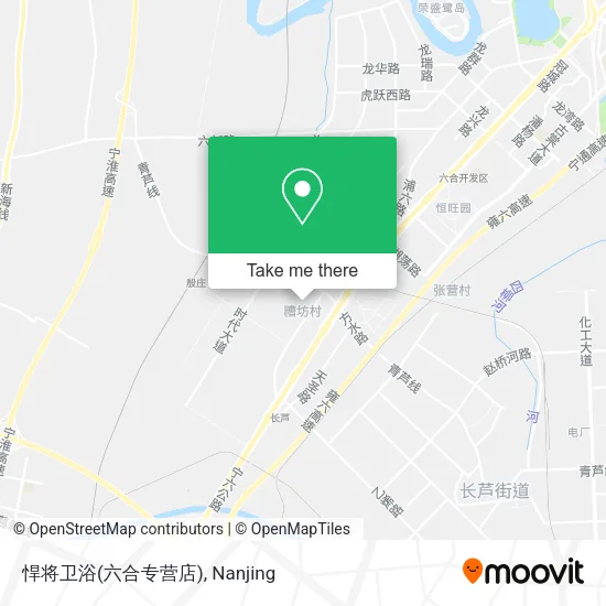 悍将卫浴(六合专营店) map