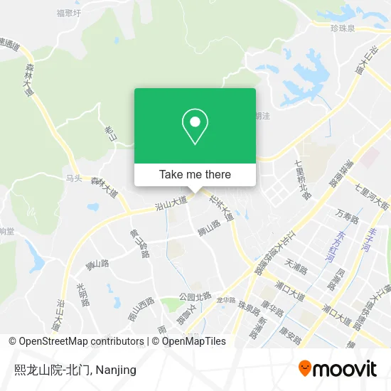 熙龙山院-北门 map