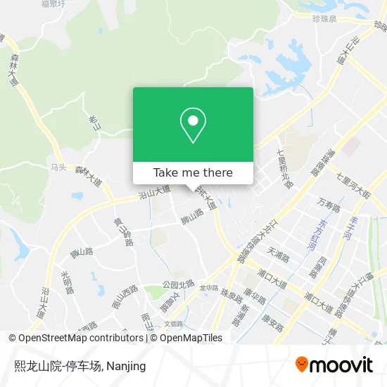 熙龙山院-停车场 map