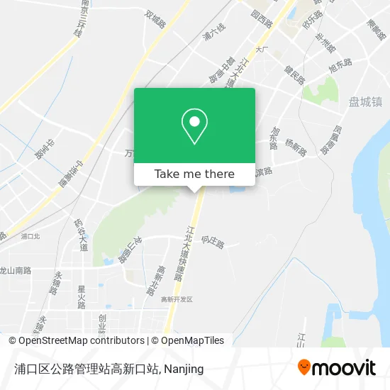 浦口区公路管理站高新口站 map