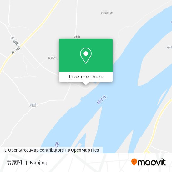 袁家凹口 map