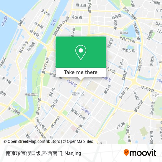 南京珍宝假日饭店-西南门 map