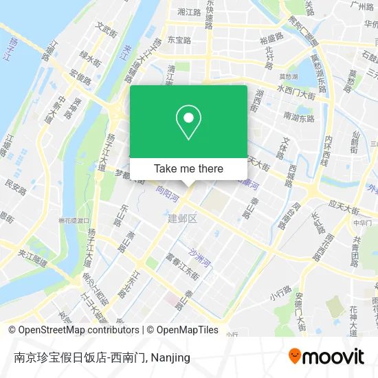 南京珍宝假日饭店-西南门 map