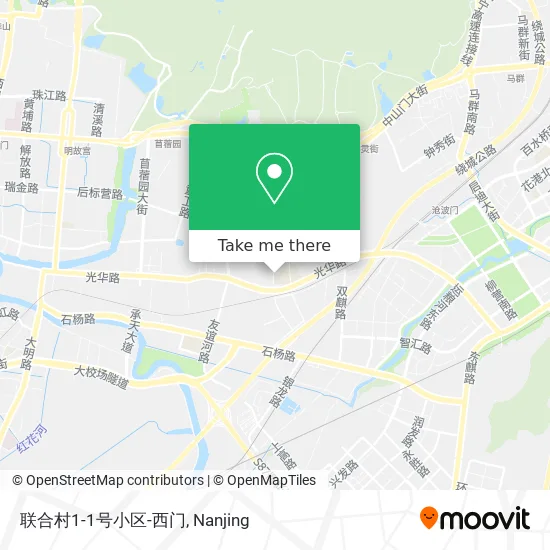 联合村1-1号小区-西门 map