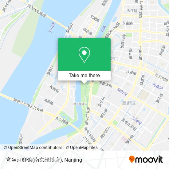 宽坐河鲜馆(南京绿博店) map