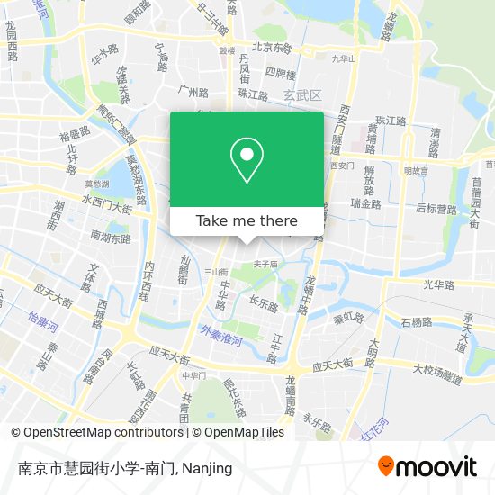 南京市慧园街小学-南门 map