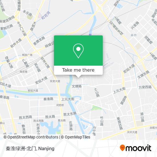 秦淮绿洲-北门 map