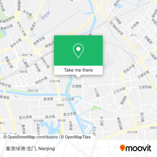秦淮绿洲-北门 map