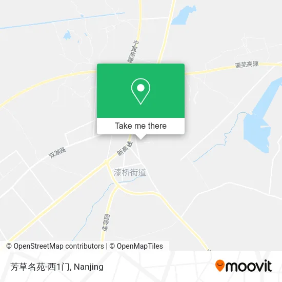 芳草名苑-西1门 map