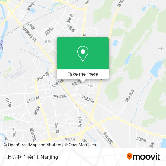 上坊中学-南门 map