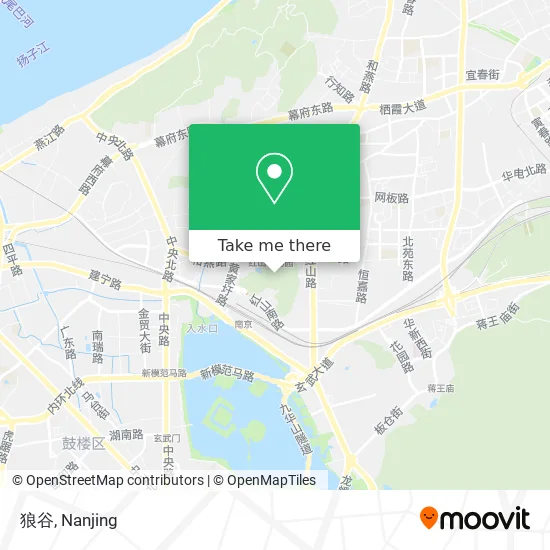 狼谷 map