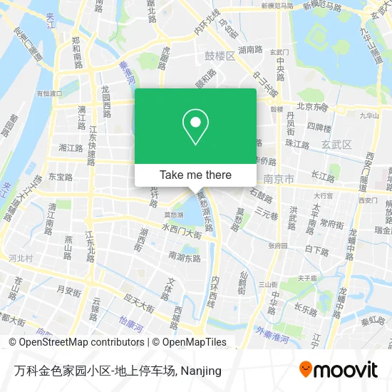 万科金色家园小区-地上停车场 map