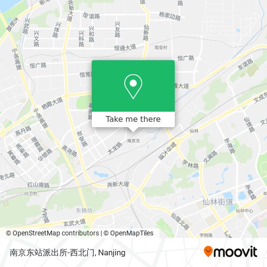 南京东站派出所-西北门 map