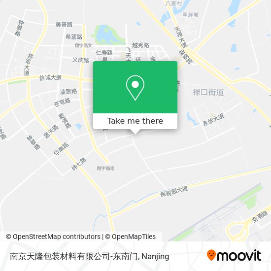 南京天隆包装材料有限公司-东南门 map