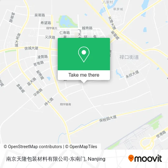 南京天隆包装材料有限公司-东南门 map