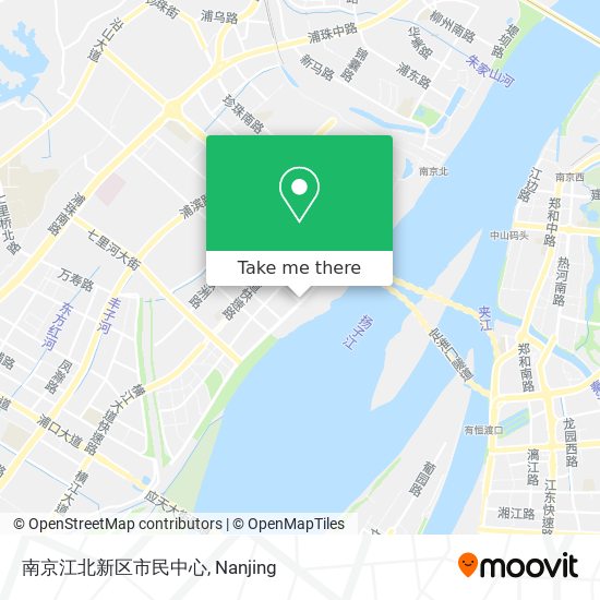 南京江北新区市民中心 map