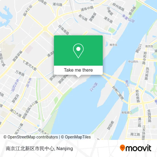 南京江北新区市民中心 map