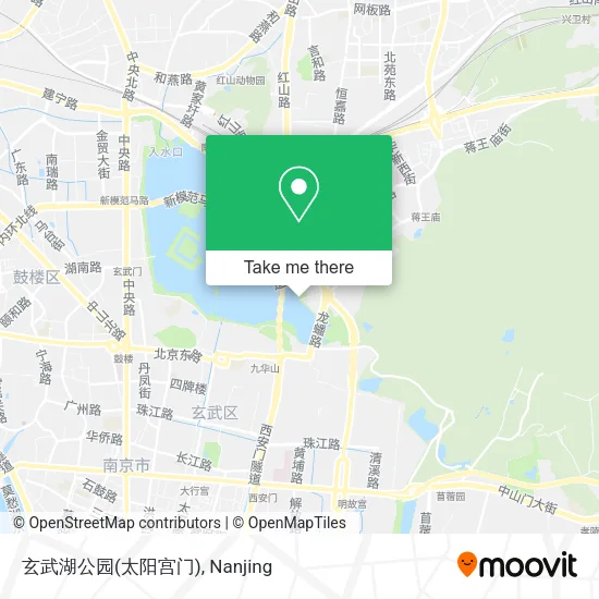 玄武湖公园(太阳宫门) map