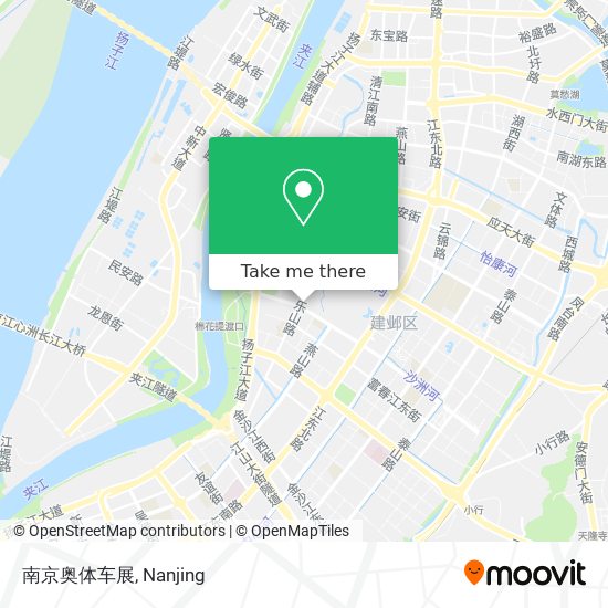 南京奥体车展 map