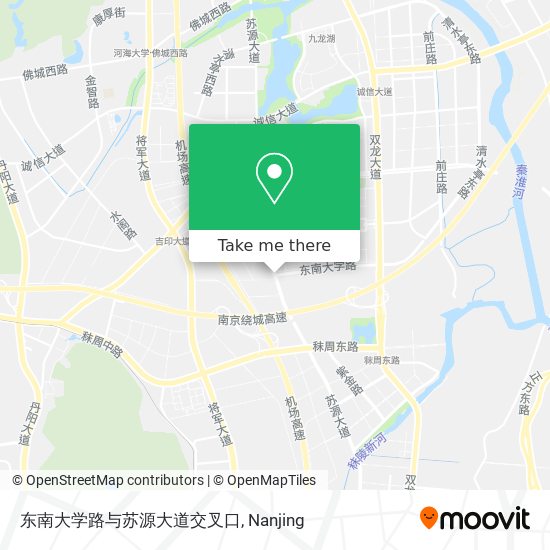 东南大学路与苏源大道交叉口 map