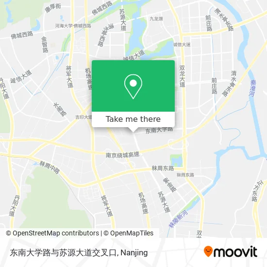 东南大学路与苏源大道交叉口 map