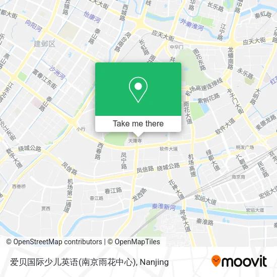 爱贝国际少儿英语(南京雨花中心) map