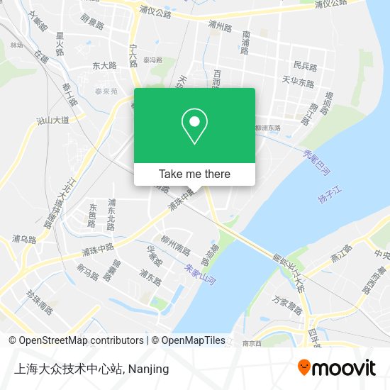 上海大众技术中心站 map