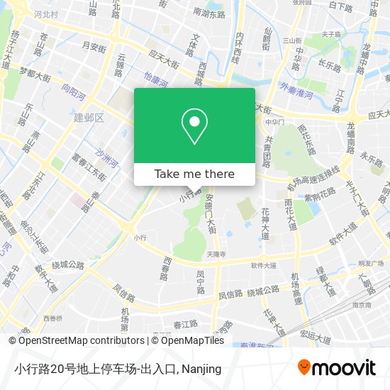 小行路20号地上停车场-出入口 map
