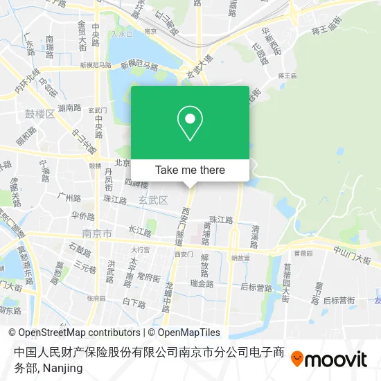 中国人民财产保险股份有限公司南京市分公司电子商务部 map
