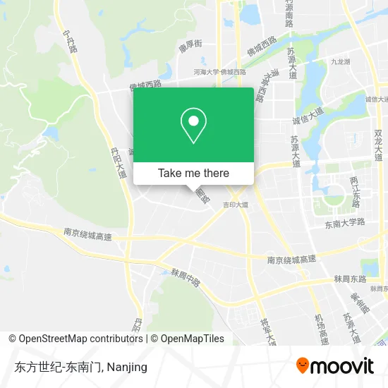 东方世纪-东南门 map