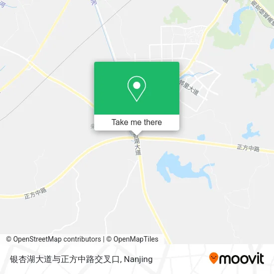银杏湖大道与正方中路交叉口 map