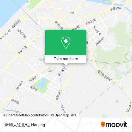 新湖大道北站 map