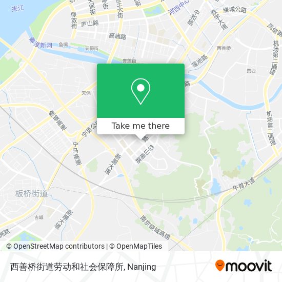 西善桥街道劳动和社会保障所 map