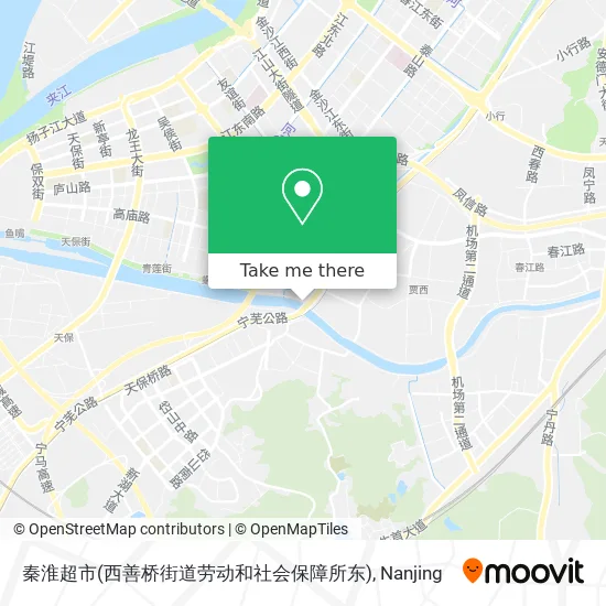 秦淮超市(西善桥街道劳动和社会保障所东) map